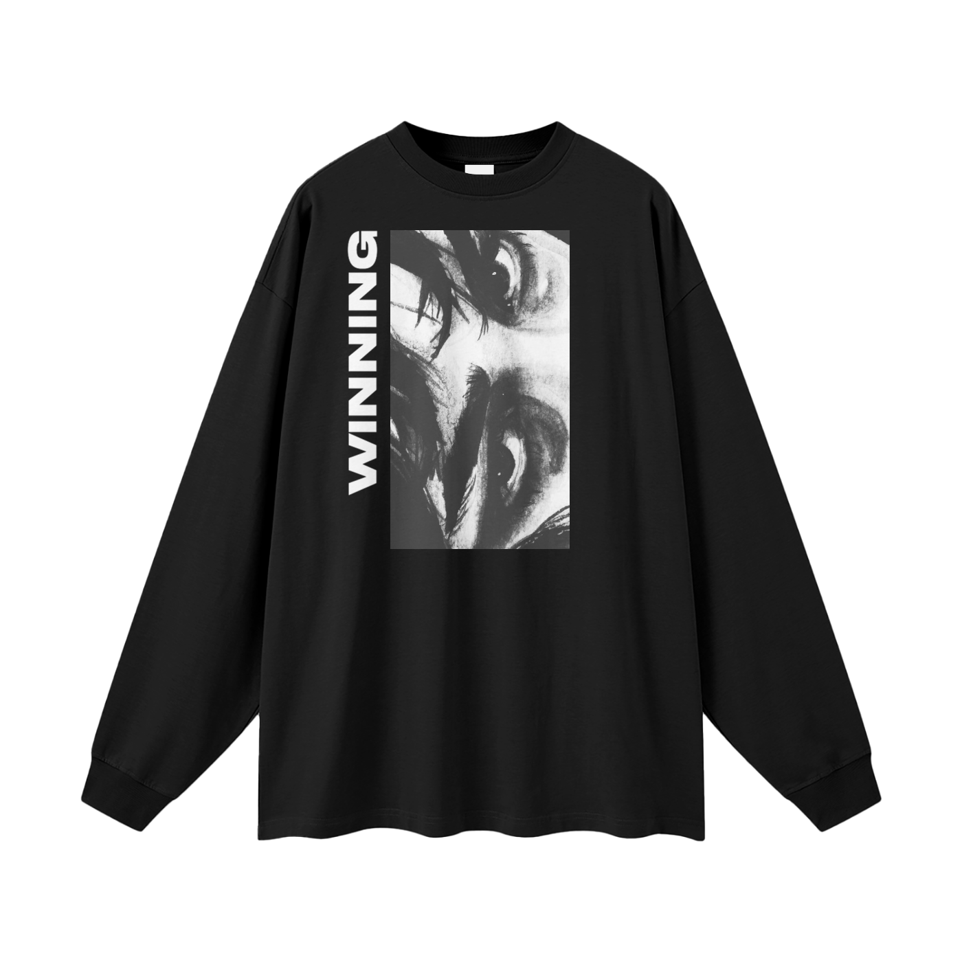 Winning Window To The Soul Black Long Sleeve T-Shirt