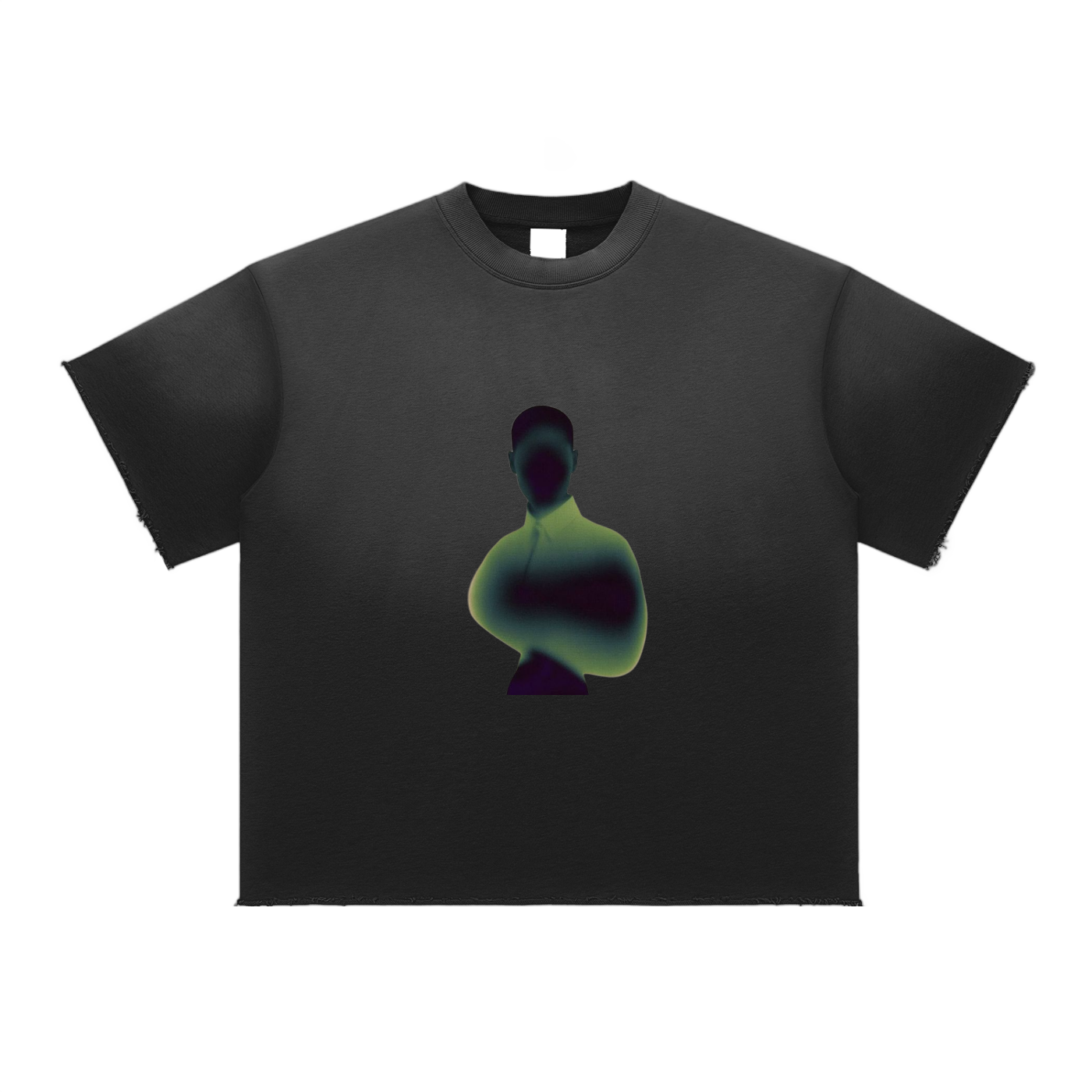 Sun Fade Raw Edge T-Shirt