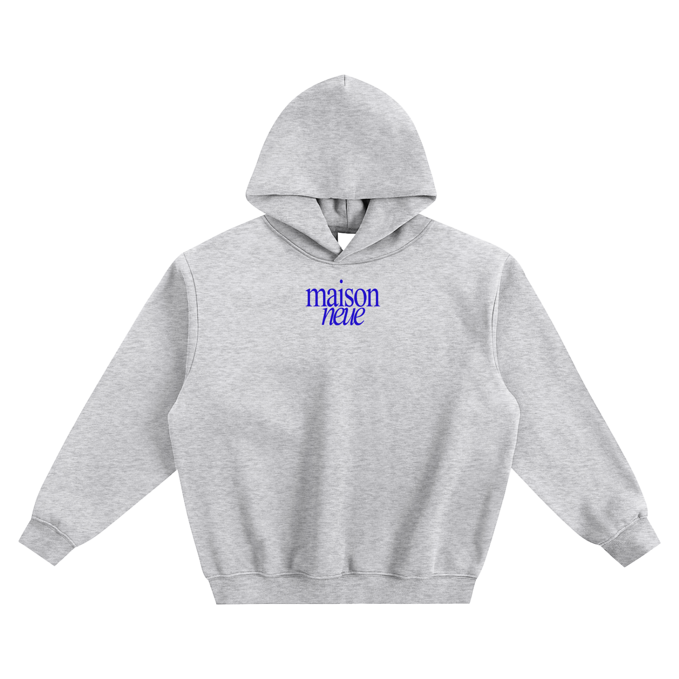 Maison Neue Logo Fleeced Boxy Hoodie