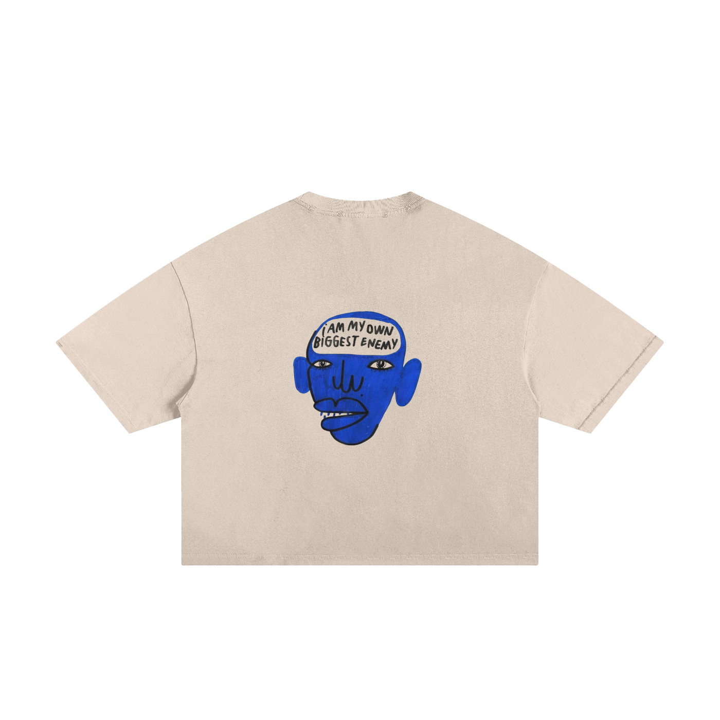 Classic Frayed Boxy Tee - 250 GSM