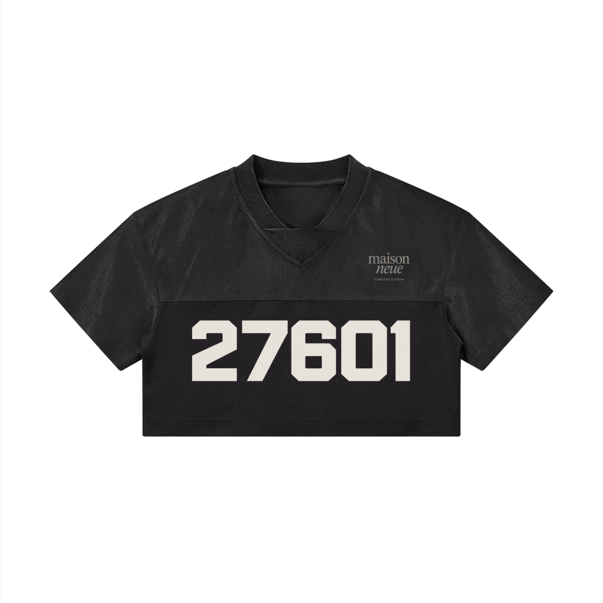 Women’s Cropped Paneled V-Neck Jersey