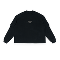 Unisex Paneled Layer Color Block T-Shirt