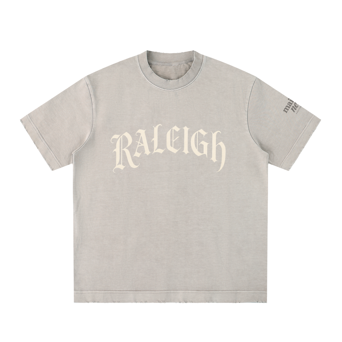 Heavyweight Vintage Washed Frayed T-Shirt