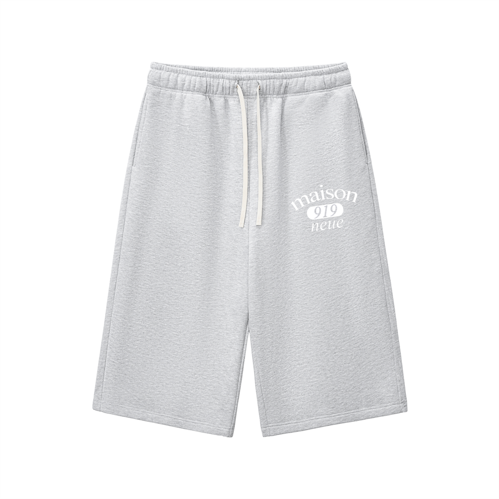 Relaxed Drawstring Three-quarter Sweatpants