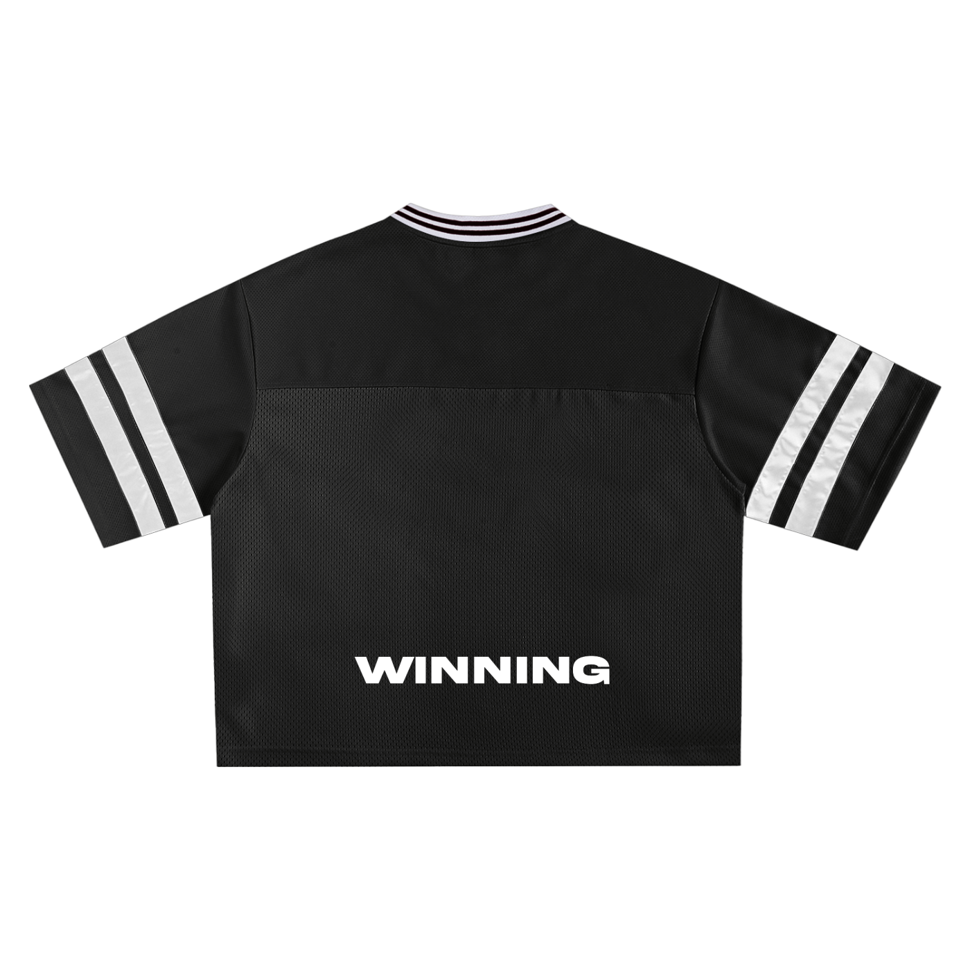 Taped Mesh Boxy T-Shirt