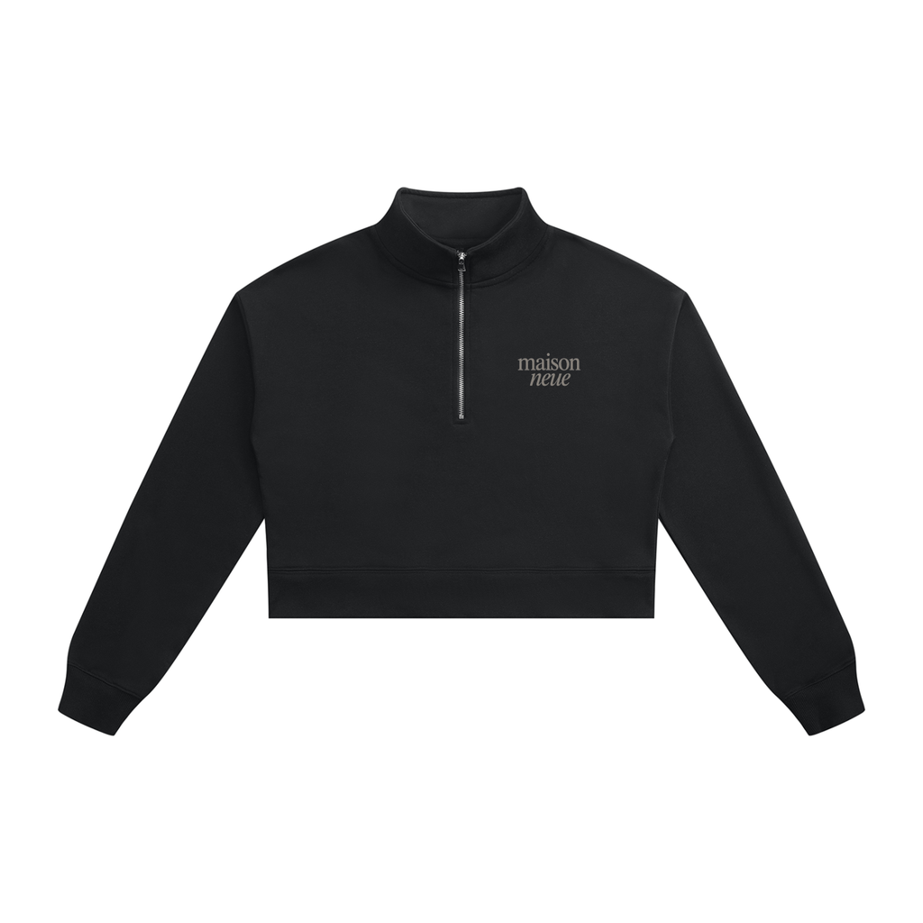 Women's Crop Quarter-Zip Sweatshirt