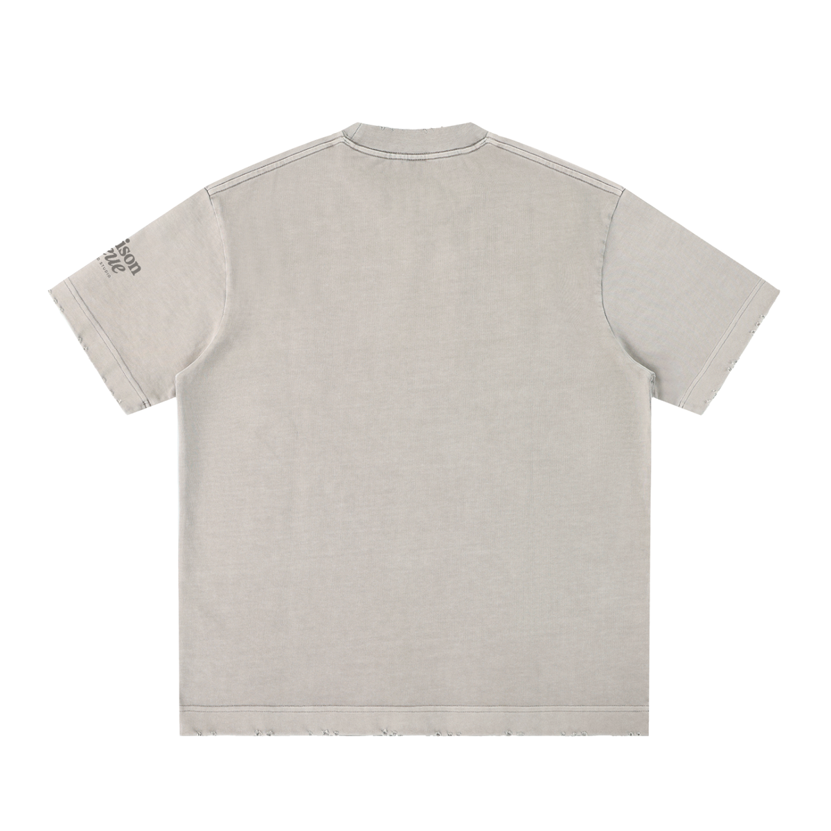 Heavyweight Vintage Washed Frayed T-Shirt