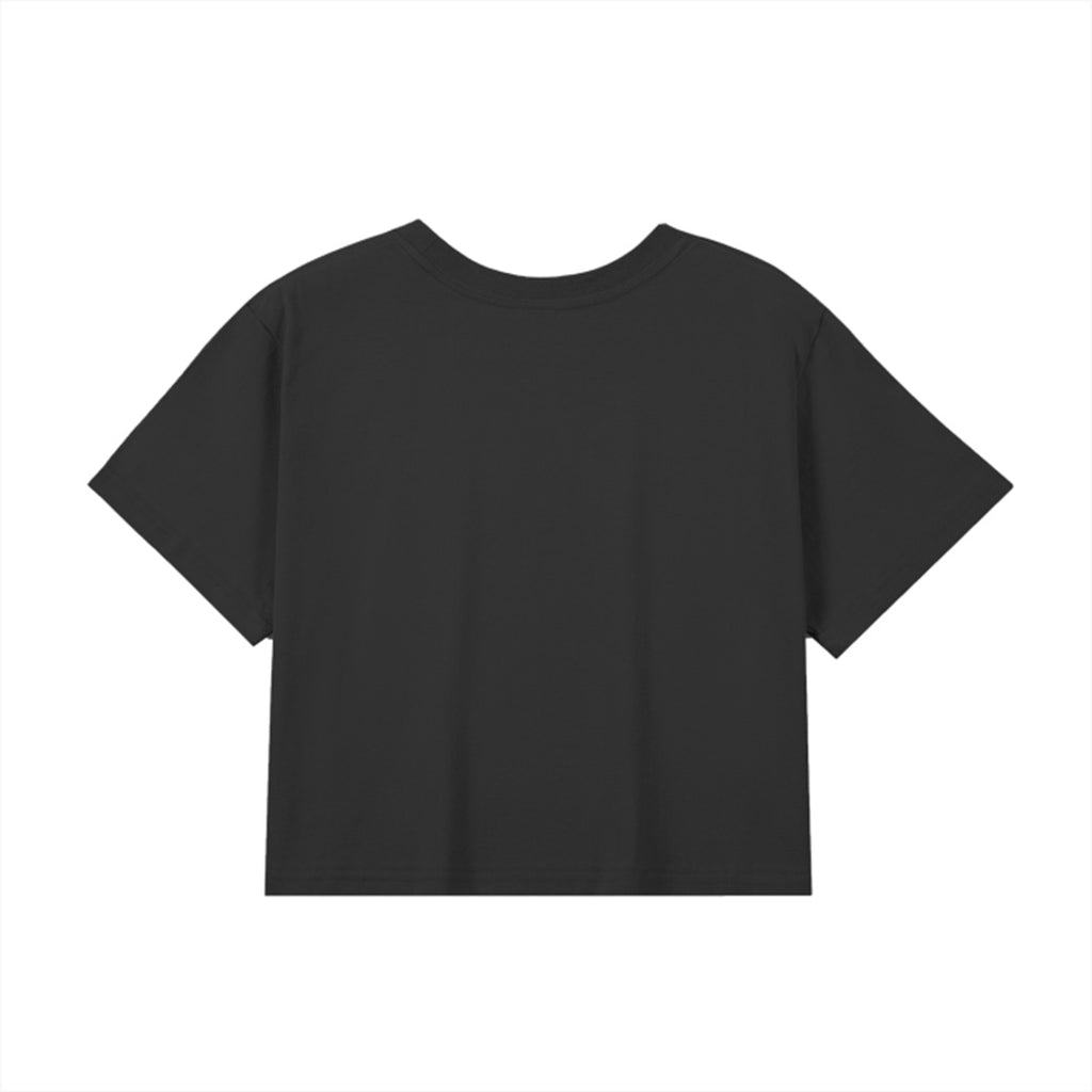 Grey Gradient Rodman Crop Top Shirt