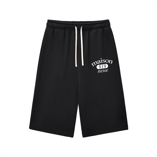 Relaxed Drawstring Three-quarter Sweatpants