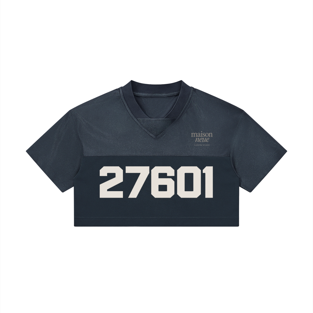 Women’s Cropped Paneled V-Neck Jersey