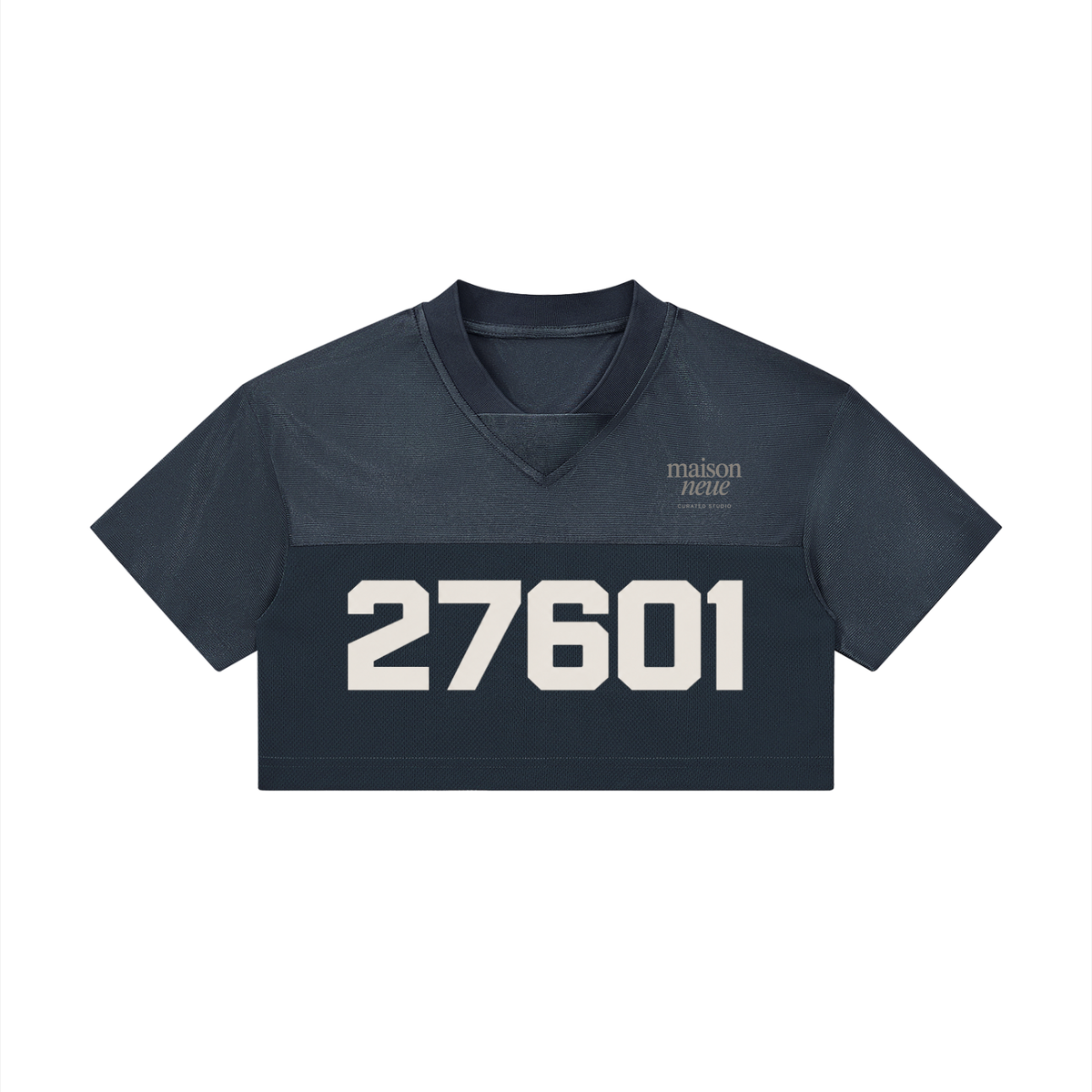 Women’s Cropped Paneled V-Neck Jersey