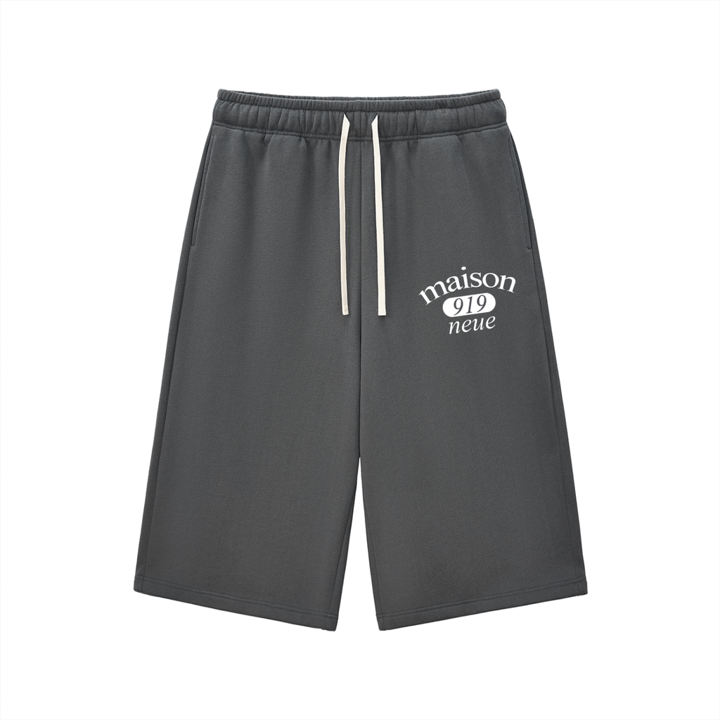 Relaxed Drawstring Three-quarter Sweatpants