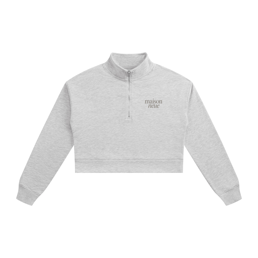 Women's Crop Quarter-Zip Sweatshirt