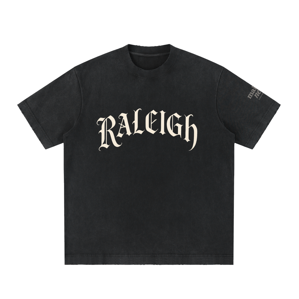 Heavyweight Vintage Washed Frayed T-Shirt