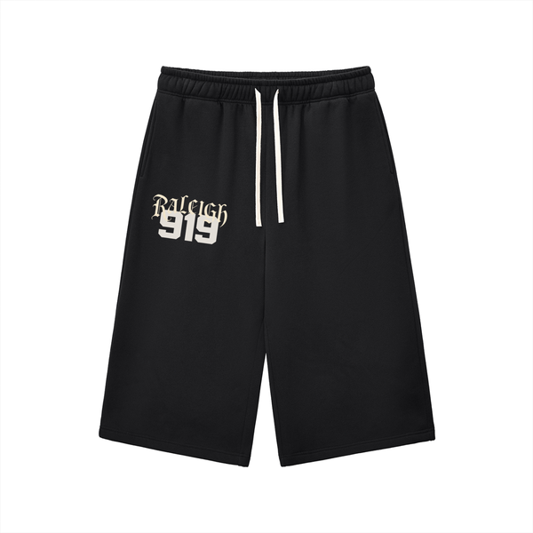 Relaxed Drawstring Three-quarter Sweatpants