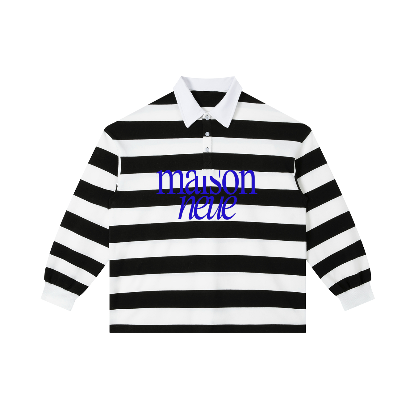 Color Block Stripe Polo Shirt