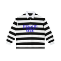 Color Block Stripe Polo Shirt