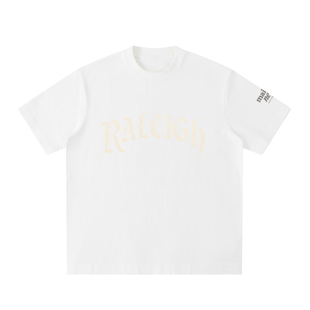 Heavyweight Vintage Washed Frayed T-Shirt