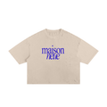 Classic Frayed Boxy Tee - 250 GSM