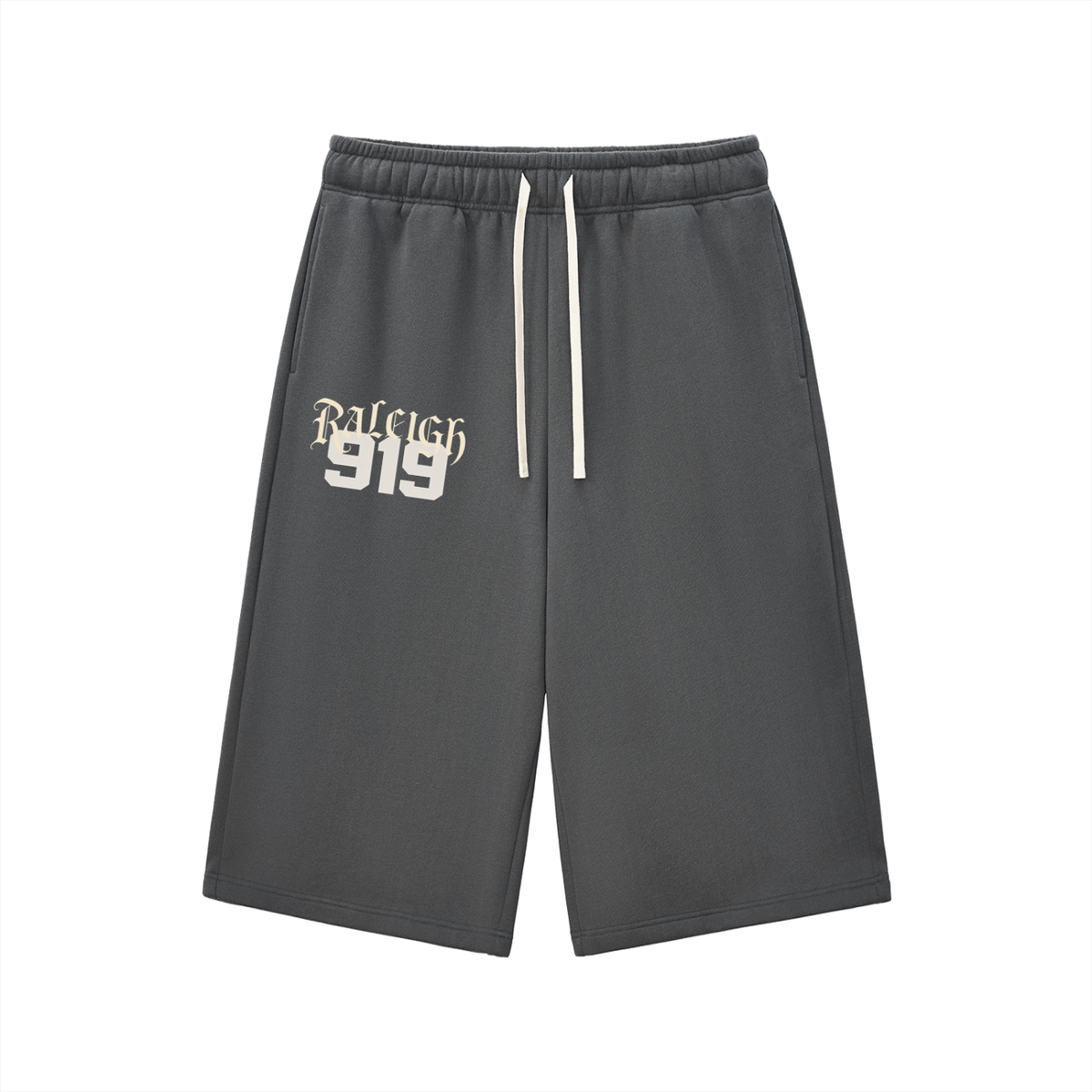 Relaxed Drawstring Three-quarter Sweatpants
